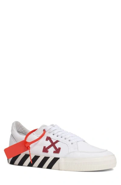 Shop Off-white Low Sneaker In White/ Violet