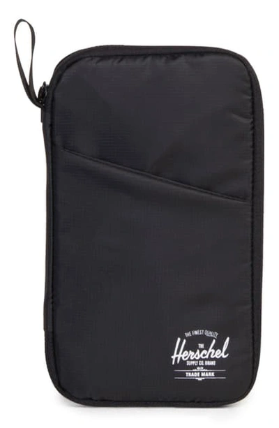 Shop Herschel Supply Co Travel Wallet In Black