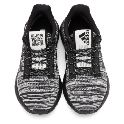 Shop Adidas X Missoni Black & White Pulseboost Hd Sneakers