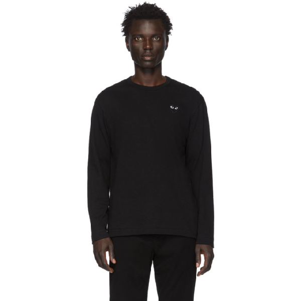 cdg black long sleeve