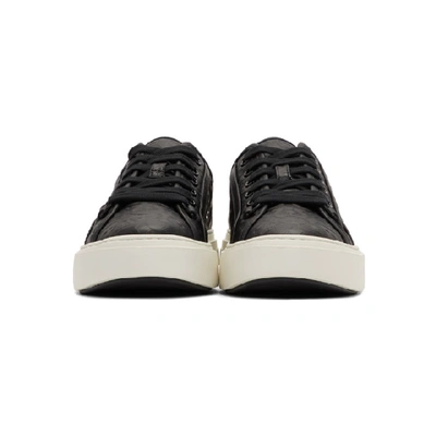 Shop Ferragamo Salvatore  Black Anson 2 Sneakers