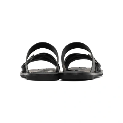 Shop Ferragamo Salvatore  Black Atina Sandals