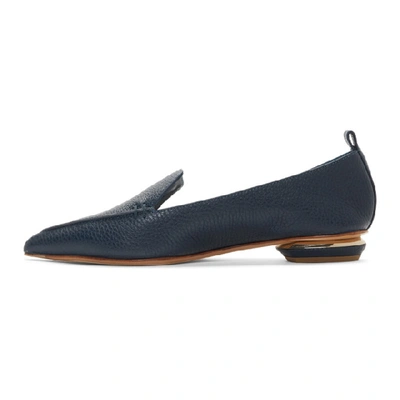 Shop Nicholas Kirkwood Blue Beya Loafers In B73 Midblue