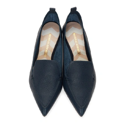 Shop Nicholas Kirkwood Blue Beya Loafers In B73 Midblue