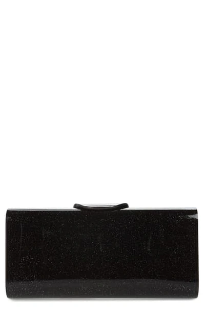 Shop Edie Parker Large Lara Acrylic Clutch In Red Pearlescent