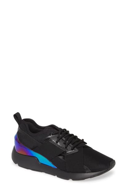 puma women's muse metallic casual sneakers from finish line