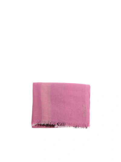 Shop Burberry Pink Sheer Scarf