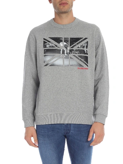 Shop Burberry Kershaw Sweatshirt In Grey