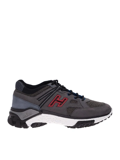 Shop Hogan H477 Sneakers In Blue