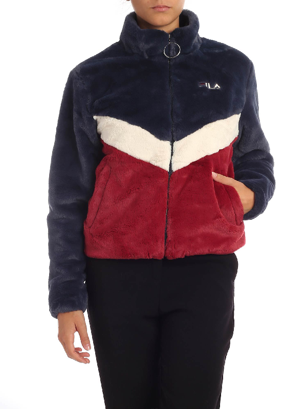 fur fila jacket