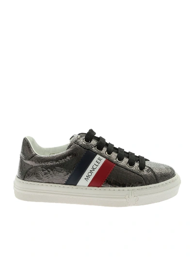 Shop Moncler Ariel Sneakers In Anthracite Color In Grey