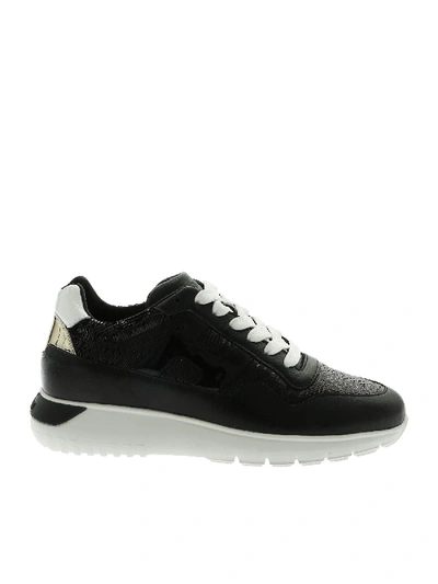 Shop Hogan H371 Sneakers In Black