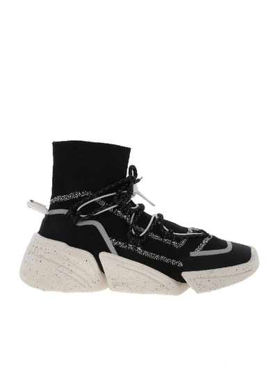 Shop Kenzo K-sock Sneakers In Black