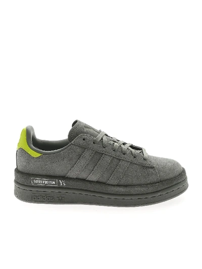 Shop Adidas Originals Ys Wedge Stan Sneakers In Grey