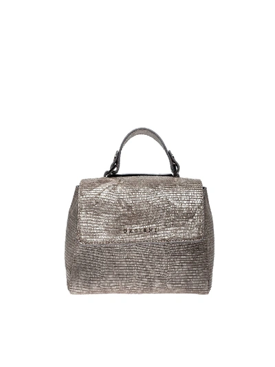 Shop Orciani Sveva Shadow Torba Bag In Silver