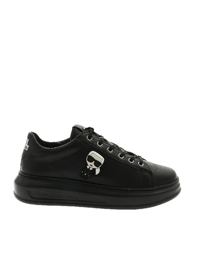 Shop Karl Lagerfeld Kapri Sneakers In Black