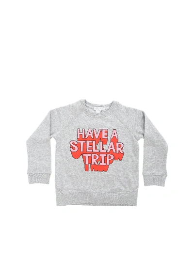 Shop Stella Mccartney Have A Stellar Trip Sweatshirt In Grey