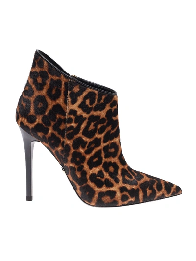 Shop Michael Kors Calf Hair Antonia Ankle Boot In Leopard Print In Animal Print