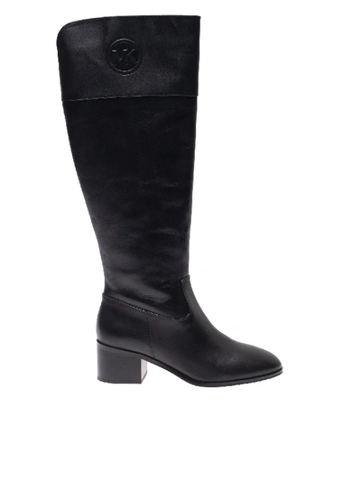 Shop Michael Kors Dylyn Boots In Black