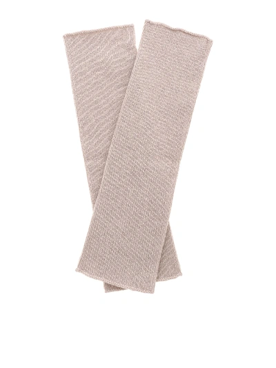 Shop Kangra Cashmere Merino Wool Muff In Beige