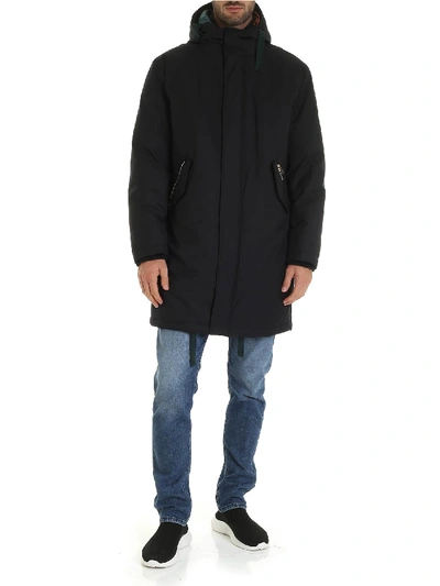 Shop Paul Smith Padded Parka In Blue
