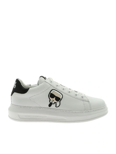 Shop Karl Lagerfeld Kapri Sneakers In White