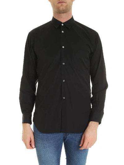 Shop Comme Des Garçons Shirt Side Zip Shirt In Black