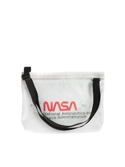 Shop Heron Preston Nasa Messenger Bag In White