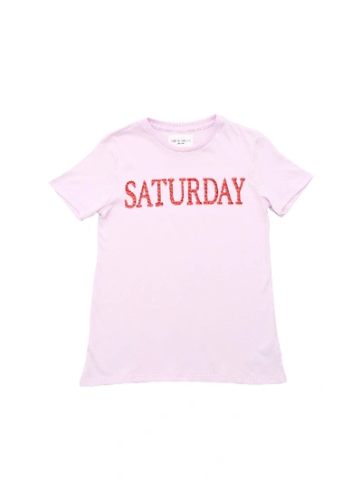 Shop Alberta Ferretti Saturday Pink T-shirt