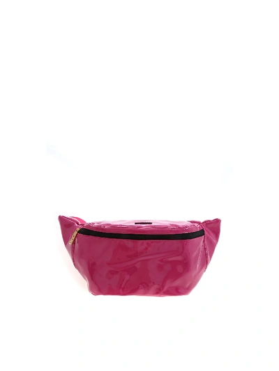 Shop Gcds Funny Waist Bag In Cyclamen Color In Fuchsia