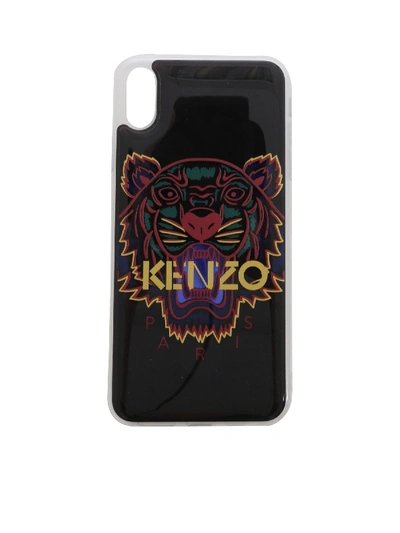 Shop Kenzo I-phone Xs Tiger Cover In Black