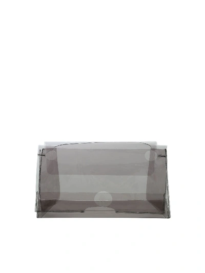 Shop Pinko Love Cover Bag In Transparent Pvc