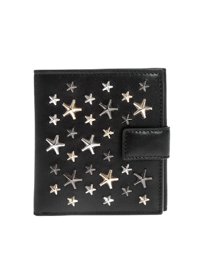 Shop Jimmy Choo Frida Ltr Wallet In Black