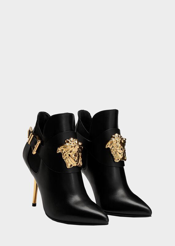 versace black boots