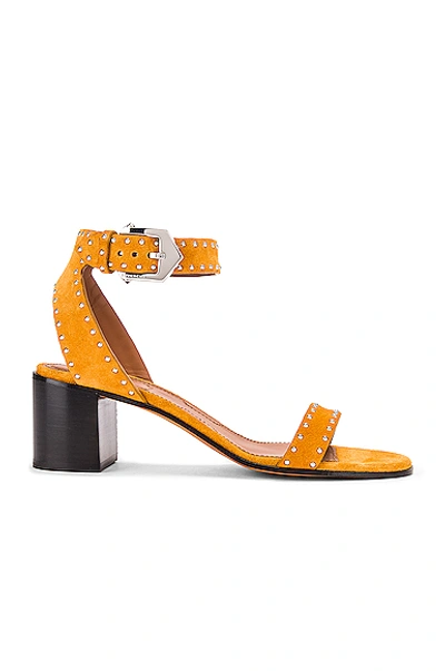 Shop Givenchy Elegant Stud Sandals In Sienna