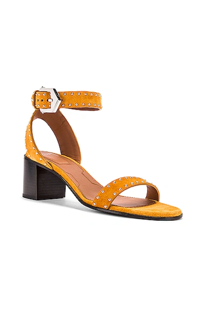 Shop Givenchy Elegant Stud Sandals In Sienna