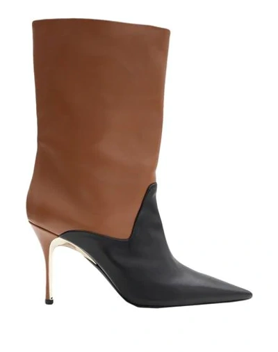 Shop Furla Ankle Boots In Brown