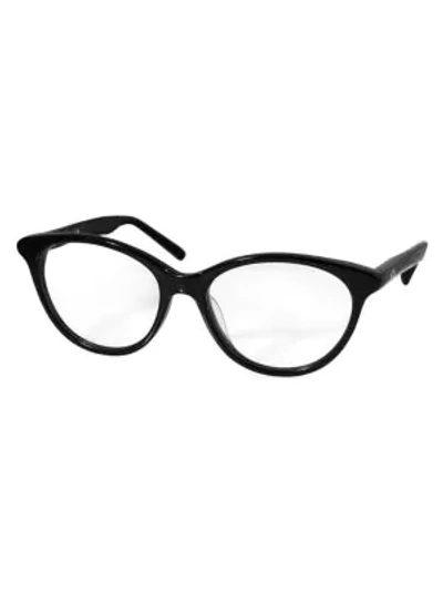 Shop Aqs Women's Jane 53mm Optical Glasses In Black