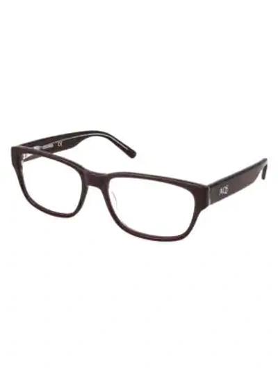 Shop Aqs Women's Dexter 54mm Square Optical Glasses In Brown