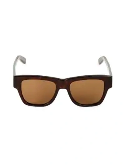 Shop Saint Laurent 51mm Square Sunglasses In Brown