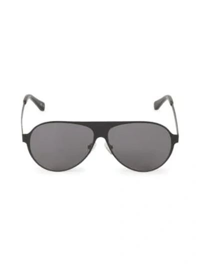 Shop Stella Mccartney Core 59mm Aviator Sunglasses In Black