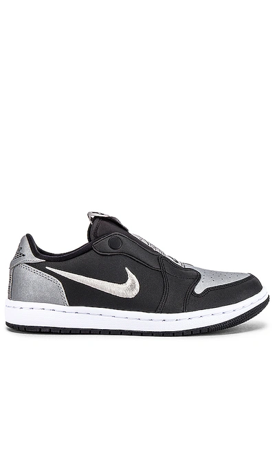 Shop Jordan Aj 1 Low Slip Se Sneaker In Black. In Black  Medium Grey & White