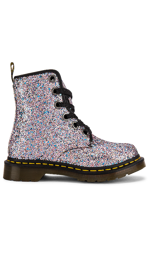 Dr. Martens 1460 Farrah Glitter Boot In Multi Blue | ModeSens