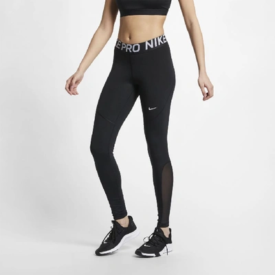 Shop Nike Women's  Pro Tights In Black