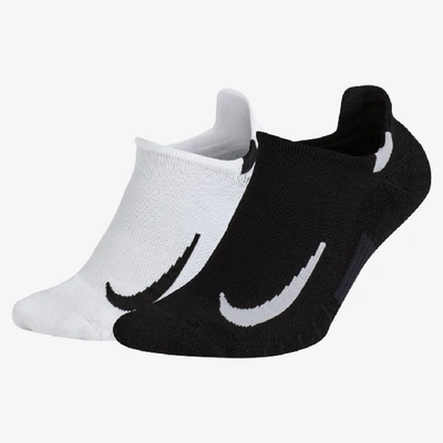 Shop Nike Multiplier No-show Socks (2 Pair) In Multi-color