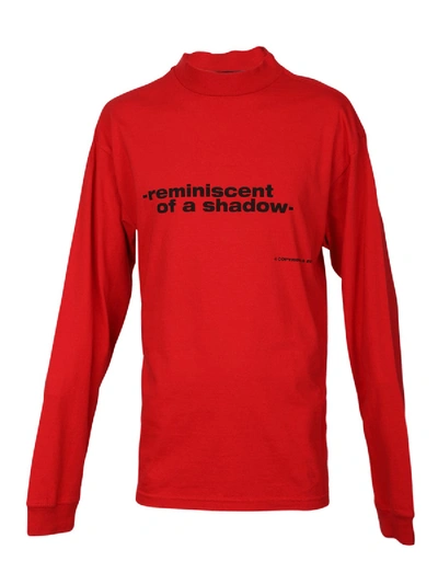 Shop Artica Arbox Reminiscent Crewneck Sweatshirt In Red