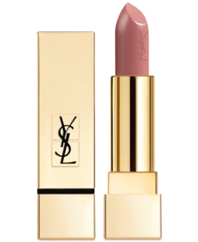 Shop Saint Laurent Rouge Pur Couture Lipstick In 10 Beige Tribute ( Dark Nude )