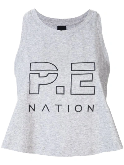 Shop P.e Nation Ultimate Tank Top In Grey