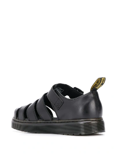 Dr. Martens Vibal Brando Sandals In Black | ModeSens