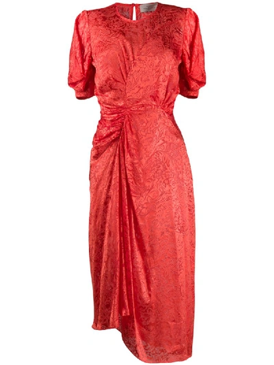 Shop Preen By Thornton Bregazzi Lally Satin Dress In Red